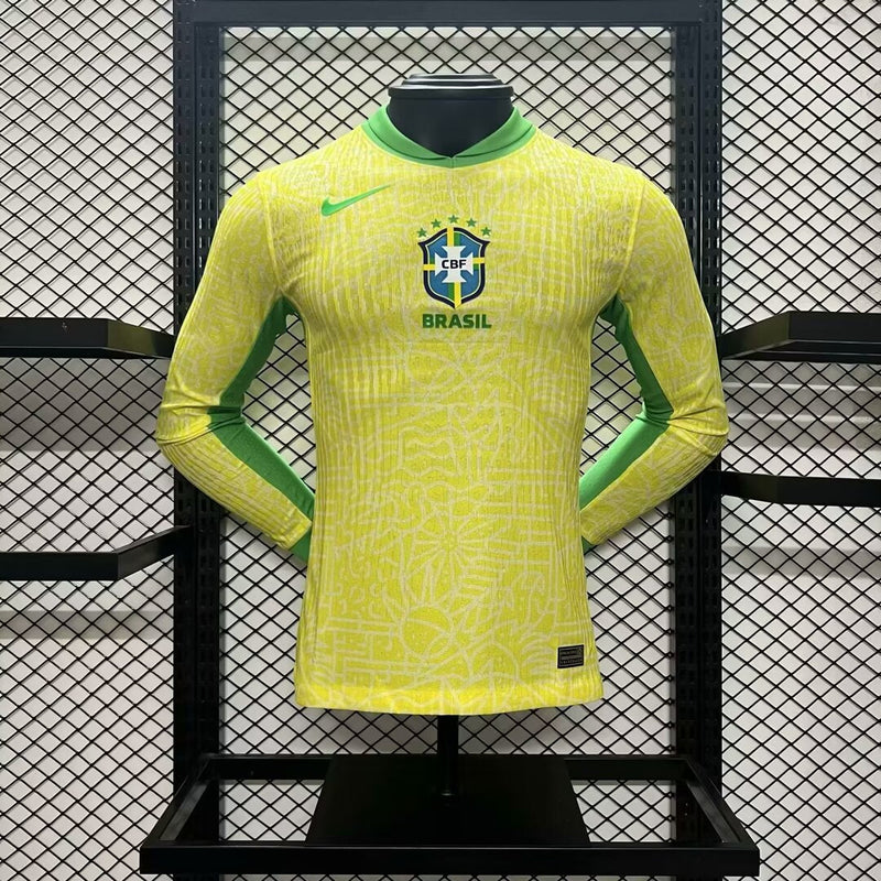 BRAZIL COPA AMÉRICA I 2024 MEN (PLAYER VERSION) LONG SLEEVE 