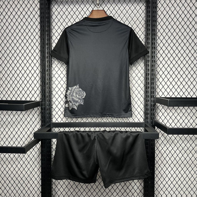 REAL MADRID Y-3 BLACK 24/25 KIDS OUTFIT